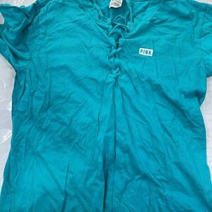 PINK Victoria's Secret Turquoise Top